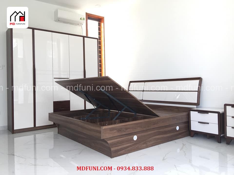 Bộ giường tủ hiện đại nhập khẩu MD-8301# - MDfuni® - Nội thất nhập ...